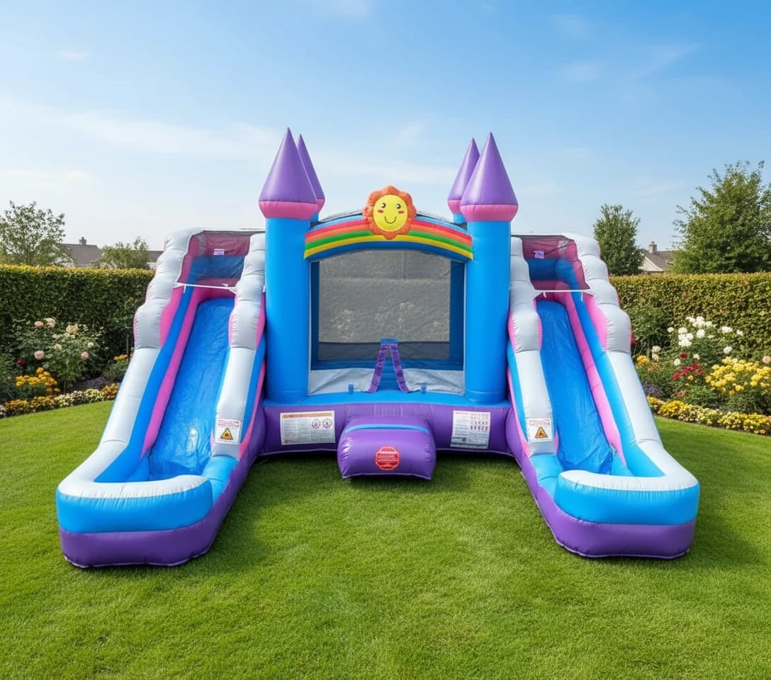 Enchanted Fun — slide combo, 16.5′L × 15′W × 11′H