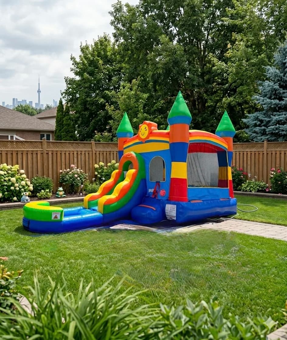 Happy Kingdom — slide combo, 16.5′L × 15′W × 11′H