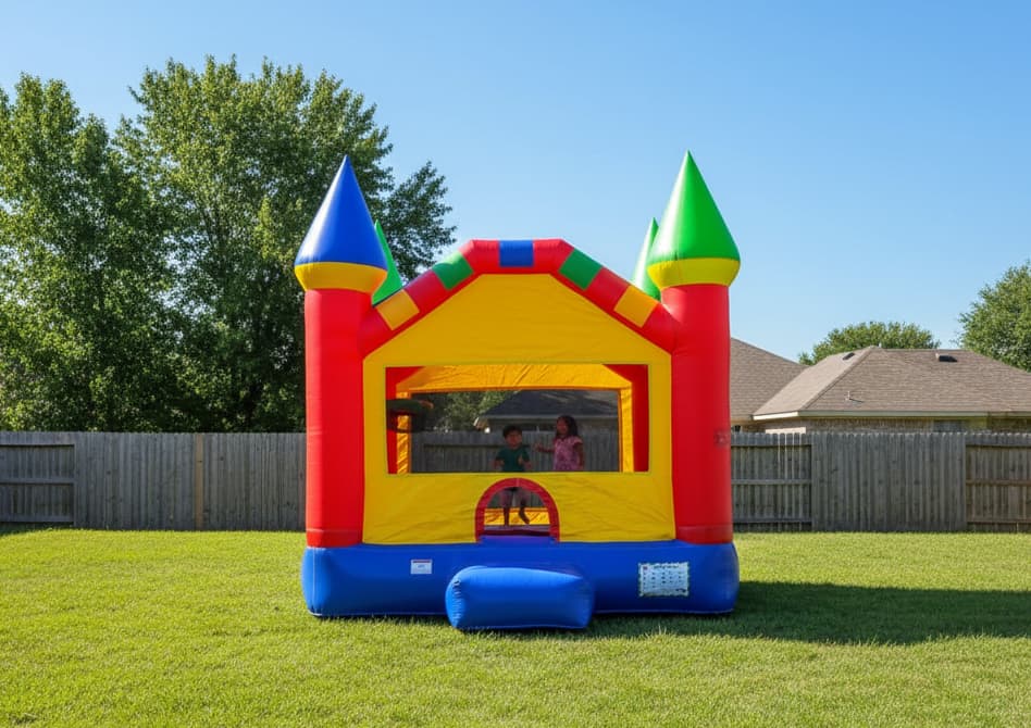 Crayola — bouncy castle, 13′W × 13′L × 15′H